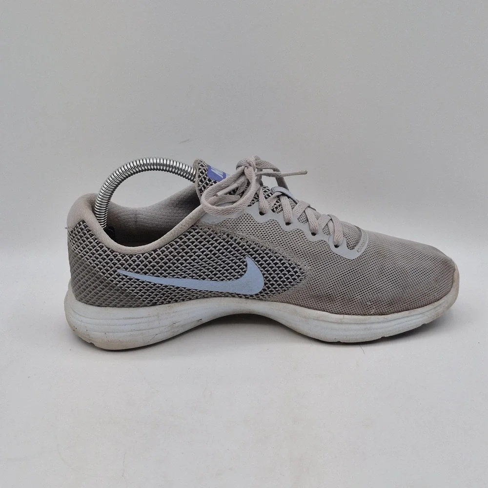 Nike Revolution 3 Shoes Womens Size 8.5 Gray Mesh Running Sneakers 819303-014